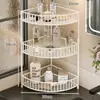 Prateleira de Lavatório Canto de Mesa de Maquiagem Desktop Batom Perfume Acessórios Skincare Caixa Organizadora de Cosméticos para Banheiro