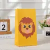 Sacola de Presente de Festa Sacola Tote Animal de Desenho Animado Sacola de Papel Kraft Atacado Sacola de Embalagem Sacola de Compras