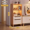 Estante de livros de grande capacidade transfronteiriça para sala de estar de apartamento pequeno, quarto, prateleira de armazenamento de chão, estante de livros de armazenamento simples, prateleira de armazenamento à prova de poeira