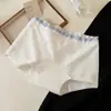 Cuecas Boxer de Algodão Puro Femininas Novo Modelo 2025 Virilha Estendida Antibacteriana Roupa Íntima Feminina Sem Costura