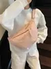 2025 Nova Tendência Estilo Japonês Personalidade Esportiva Casual Coreano Simples Elegante Bolsa de Cintura para Celular Bolsa Transversal de Peito para Mulheres