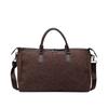 Bolsa de Viagem Grande Capacidade com Textura de Couro PU Novo Estilo, Bolsa Esportiva Fitness Casual Macia, Bolsa de Bagagem para Viagem e Viagem de Negócios, Tendência