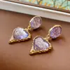 Brincos de Prata Vintage Medieval Flor de Diamante Brilhante Brincos Estilo Palácio Retrô Luxo Acessível Brincos de Alta Qualidade