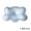 Travesseiro de pescoço personalizado de dupla camada com espuma de memória para viagens internacionais, travesseiro de suporte cervical em formato de nuvem para quem dorme de lado, travesseiro respirável