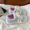 Zapatos de suela gruesa tipo pan para mujer, versátiles con faldas, zapatillas casuales de estrella, nuevos zapatos casuales ligeros para estudiantes Otoño 2026