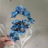 Flor de Campanilla de Plata Hecha a Mano Flor Seca Adornos Estilo Ins Decoración Artística Pequeña Fresca Flor de Ciruelo Pequeña Campana de Viento Flor de Ciruelo Decoración del Hogar