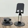 Novo Suporte de Mesa Portátil de Aço Carbono para Celular Dobrável Preguiçoso Transmissão ao Vivo Tablet Metal Suporte de Celular Atacado