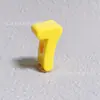 Novos blocos de construção alfanuméricos de fivela de sapato casual de acrílico com contas, acessórios de fivela de sapato artesanais faça você mesmo, atacado