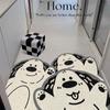 Tapete de Puerta de Entrada de Gato Lindo, Tapete de Puerta de Bucle de Alambre, Tapete de Puerta de Entrada, PVC Antideslizante, Alfombra de Felpudo Personalizable
