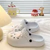 Versátiles y Refrescantes Estilo BirkenstockCómodos para usar durante largos períodos, zuecos cerrados de EVA con diseño de conchas y estrellas de mar para vacaciones junto al mar