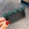 Artefacto para rematar cabello roto, peine inverso, flequillo para la frente, peine para cabello roto, horquilla, tocado de verano para mujer, tarjeta para insertar en el cabello