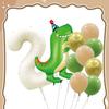 Ins vintage caramelo de crema película de aluminio digital traje de cumpleaños animal de dibujos animados combinación tarjeta trasera globo individual al por mayor