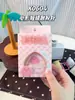 Esponja para Polvo Suelto de Pelo Corto con Forma de Corazón Snow Mary, Esponja para Maquillaje, Esponja para Polvera Compacta de Pelo Corto, Esponja para Fijar el Maquillaje, Herramienta de Belleza