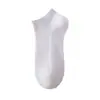 Calcetines blancos para mujer, calcetines cortos de color liso, algodón puro, de corte bajo, resistentes al olor, sin costuras, nuevo estilo corto de primavera/otoño, azul