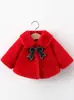 Chaqueta Acolchada de Algodón para Niñas, Abrigo, Ropa de Algodón, Chaqueta Acolchada Infantil, Ropa de Otoño e Invierno para Bebés, Piel Sintética, Esponjoso