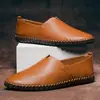 Sapatos Casuais Masculinos Sapatos Masculinos Europeus e Americanos Sapatos Preguiçosos da Moda Cano Baixo Respiráveis Sapatos de Dirigir Masculinos Transfronteiriços Tamanho Grande Sapatos de Couro para Homens