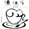 Metal Hierro Taza de Café Decoración de Pared Letrero de Arte Decoración de Pared de Taza de Café Manualidades Pared de Fondo Pared de Cocina Colgante de Pared Silueta