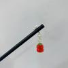 Daifa Estilo Simples Disco de Gancho de Cabelo de Madeira Hairpin Bola Cabeça Headwear Magnólia Pingente Diário Hanfu Acessórios para o Cabelo