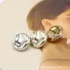 Botones Metálicos Redondos Cóncavos de Aleación de Zinc con Pie Alto Cosidos a Mano para Abrigos y Trajes Accesorios de Ropa DIY Venta al por Mayor