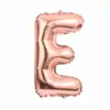 Balão de Letra em Inglês de 16 Polegadas Dourado Ouro Rosa Prata Filme de Alumínio Festa de Aniversário Fabricante Atacado Festa de Letras