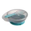 Directo de fábrica tazón para bebé con ventosa base de ventosa de silicona tazón para bebé anticaída tazón de entrenamiento para bebé tazón para suplementos alimenticios de bebé