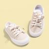 Estilo Novo de Verão Meio Chinelo de Casa com Cadarço Casual Solado Macio Tênis de Lona Infantil Chinelos de Lona para Meninos e Meninas