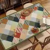 Mantel individual para mesa de comedor estilo americano, no lavable, a prueba de aceite, impermeable, anti-quemaduras, protector de escritorio de lujo ligero, mantel individual para mesa de café