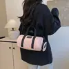 2025 Nova Bolsa Casual de Tecido de Nylon Casual Ombro Transversal Pequena Bolsa Moda Feminina Comutação Carregada na Mão Casual Bolsa Almofada