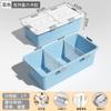 Caja de Almacenamiento Debajo de la Cama con Ruedas para Dormitorio, Caja de Almacenamiento de Plástico para Dormitorio Escolar, Caja Debajo de la Cama para Colchas