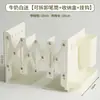 Soporte de Escritorio para Libros Soporte Retráctil para Libros Estante de Almacenamiento de Libros con Soporte para Bolígrafos Deflector Pinza para Libros Libro