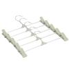 Perchero de Acero Inoxidable para Pantalones con Pinzas Ajustables para Faldas, Pinzas de Hacha, Pinzas para Ropa Interior, Perchas para Pantalones, Pinzas para Calcetines, Pinzas de Almacenamiento Multipropósito