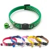 Coleira de cachorro estampada para animais de estimação de 1 cm, conjunto de gato ajustável, fivela de rosto de gato no pescoço, acessórios de corda de tração, anti-perda para atividades ao ar livre