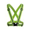 Correa Reflectante 4cm Verde Fluorescente Elástica Ajustable Correa Reflectante para Correr de Noche Ciclismo Correa Deportiva Elástica