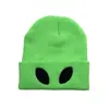 Chapéu de Tricô Bordado Quente e Popular da Coreia, Chapéu de Casal Fofo com Desenho Animado Estilo Coreano, Gorro Versátil Simples de Cor Sólida Original
