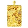 Joyería de Oro Aluvial Diseño de Nicho Etiqueta de Tigre Hombres Lujo Ligero Gama Alta Imitación de Oro Joyería de Puesto para Personas de Mediana Edad y Mayores Venta al por Mayor