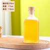 DIY em estoque Fornecimento Garrafa de Vinho de Ameixa Verde Quadrada Boca de Seda Garrafas de Vidro para Bebidas Garrafa de Vinho de Frutas Garrafa Quadrada de Vidro Criativa
