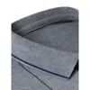 Camiseta de manga larga para hombres de mediana edad, camisa de bolsillo holgada para papá, camisa base fina de cuello camisero para mediana edad y ancianos, polo para ancianos