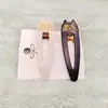 Pinza de Pato con Bordes Delicados Huecos, Pinza de Gato con Polvo Dorado, Estilo Japonés, Simple y Elegante, Estilo Celebridad de Internet, Nuevo Modelo de Acetato