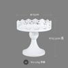 Branco Distry Placa de Ferro Bolo Rack Adereços de Casamento Estilo Europeu Sobremesa Mesa Ornamentos Lace Egg Novos Produtos