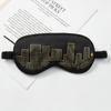 Gafas de dormir de regalo serigrafía personalizada gafas de sombreado al por mayor para mapa patrones de logotipo personalizados se pueden hacer pruebas rápidamente