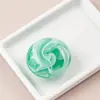 Contas de Resina com Furo Grande, Contas Redondas Planas, Contas com Furo Reto Degradê, Pingentes para Roupas e Moda Praia, Contas Soltas, Acessórios para Joias DIY