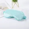 Mascarilla de Seda de Doble Cara para Dormir, Aviación, Transpirable, Bloqueadora de Luz, Compresa Caliente de Seda de Morera, Compresa Fría, Mascarilla de Seda de Hielo al por Mayor