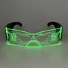 2024 nueva tecnología de gafas plegables barra de gafas luminosas gafas de discoteca gafas de fiesta coloridas transfronterizas