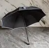Guarda-chuva de Cabo Longo para Homem de Negócios Guarda-chuva de Golfe Grande Reto Duplo Automático Guarda-chuva Quadrado Impresso com Logo Presente