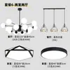 Araña de sala de estar de cobre puro, lámpara de comedor y dormitorio de cristal tipo frijol mágico estilo nórdico, iluminación LED de espectro completo simple molecular para decoración del hogar