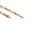 Collar de oro de 18 quilates chapado en 6 mm, joyería de hip-hop europea y americana, directo de fábrica, AliExpress, cadena Figaro 3x1, venta al por mayor.