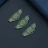Jade Imitación Loto Estilo Chino Retro Temperamento Alto Estilo Clásico Ropa de Té Hanfu Pasador Antiguo Ropa Pendientes