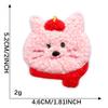 Pegatinas bordadas de dibujos animados autoadhesivas para toallas, gato, perro, pegatinas de bordado, parches decorativos DIY para teléfono móvil, papelería, caja, pegatinas de tela