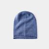 Gorro 100% Lana para Mujer, Gorro de Invierno Estilo de Alta Gama, Gorro Holgado para Hombre, Gorro de Punto Cálido Versátil, Gorro de Lana para Mujer