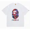 24 Tendencia Caliente de Verano en Línea: Camiseta bAPe Cabeza de Mono, Diseño Camuflaje, Camiseta Unisex de Manga Corta con Cuello Redondo